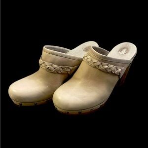 UGG Tan Braided Women's Mules